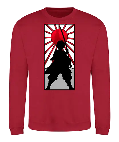 The Heir of the Sun - Anime, Slayer, tanjiro, kimetsu no yaiba, negative space, pop culture - Sweatshirt