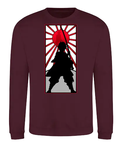 The Heir of the Sun - Anime, Slayer, tanjiro, kimetsu no yaiba, negative space, pop culture - Sweatshirt