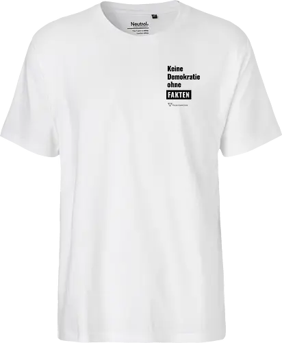 Demokratie - schwarz - Pocket - Fairtrade T-Shirt