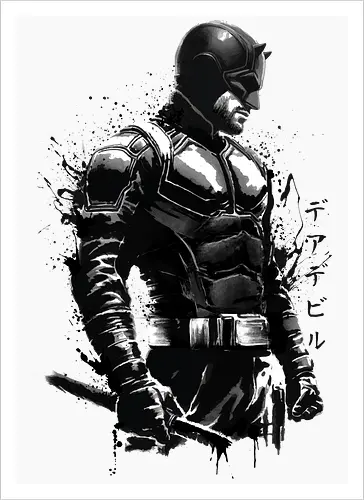 Man without fear sumi e