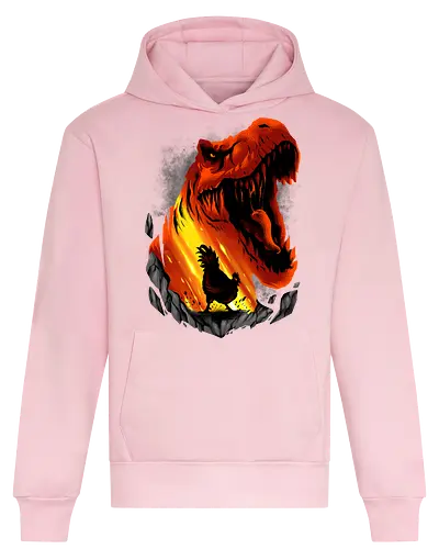 chicken dream  - dino, dinosaur, animal, beast, wild, alien, ghost, scifi, ufo, science, supranatural, chicken, trex - Heavyweight Hoodie