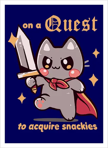 On a Quest to acquire snackies