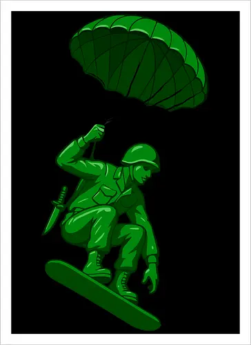 green toy soldier