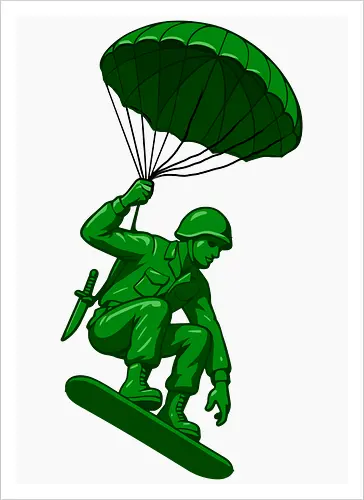 green toy soldier