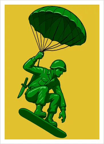 green toy soldier