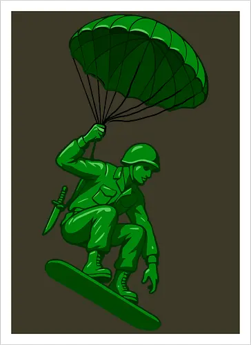 green toy soldier