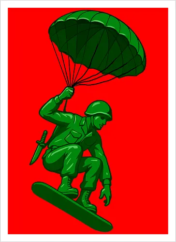 green toy soldier