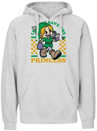 Game Mascot Fantasy Elf - Classic, Video Games, Video Game, Game, Games, Gamer, Mascot, Retro, Vintage, Retro Vintage, Retro Gamer, Retro Cartoon, Adventure, Fantasy, Princess - Fairtrade Hoodie