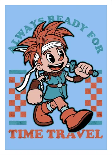 Game Mascot Time Travel Kid