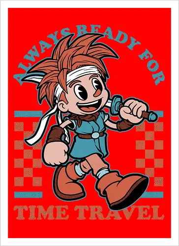 Game Mascot Time Travel Kid