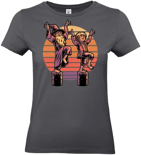 Medieval Karate Movie - book, movie, classic, adventure, fantasy, mage, wizard, grey, old man, medieval, exercise, karate, kung fu, classic, exercise, kick - Standard T-Shirt (Women)