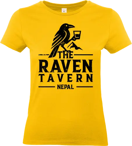 The Raven Tavern Nepal  - 80s, 1980s, 80s movies, adventure, childhood, cult film, cult movies, geek, nepal, nostalgia, raven, popculture, retro, tavern, vintage - Standard T-Shirt (Women)
