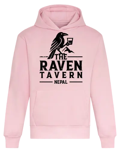 The Raven Tavern Nepal  - 80s, 1980s, 80s movies, adventure, childhood, cult film, cult movies, geek, nepal, nostalgia, raven, popculture, retro, tavern, vintage - Heavyweight Hoodie
