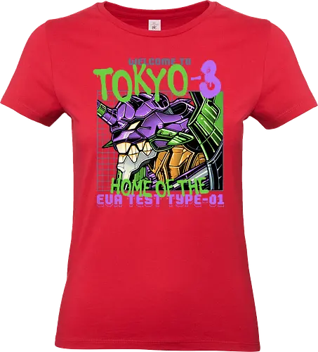 Welcome to Tokyo - Anime, animated, Manga, Japanese, mecha, robots, machine - Standard T-Shirt (Women)
