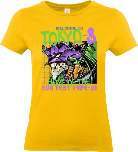 Welcome to Tokyo - Anime, animated, Manga, Japanese, mecha, robots, machine - Standard T-Shirt (Women)