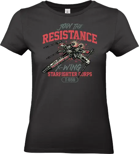 Resistance X wing - Film, movie, galactic, galaxy, science fiction, sci-fi, space - Standard T-Shirt (Women)