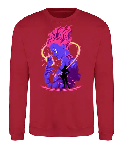 clown shadows - manga, clown, card game, card, playing, shadow, hisoka, hunter, anime - Sweatshirt