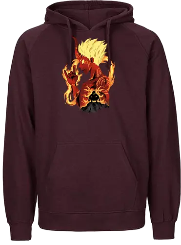 banshoman shadows - anime, manga, god of flame, flame, shinra, fire force, cool - Fairtrade Hoodie