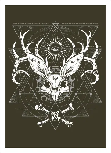 Bunny Deer Skull Geometry