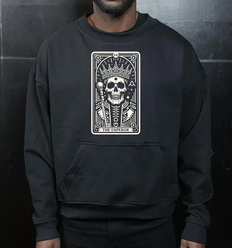 The Emperor Tarot Skull