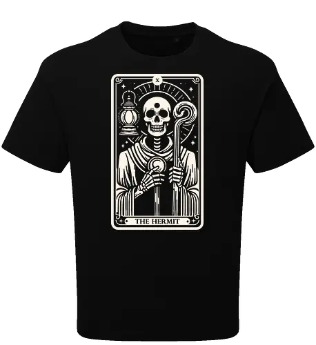 The Hermit Tarot Skull