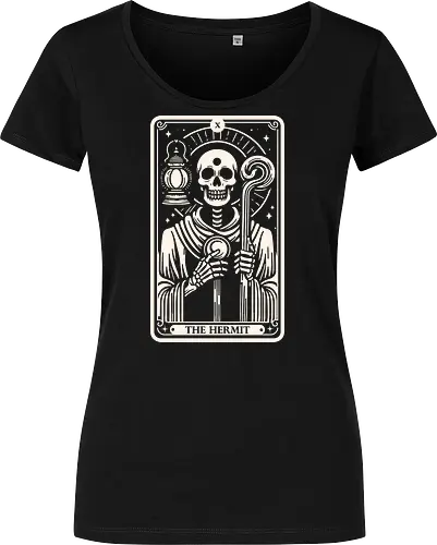 The Hermit Tarot Skull