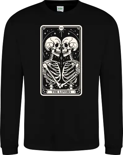 The Lovers Tarot Skull