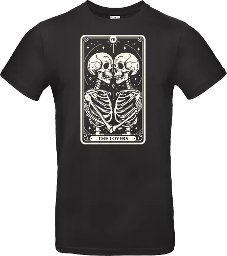 The Lovers Tarot Skull