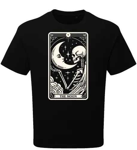 The Moon Tarot Skull