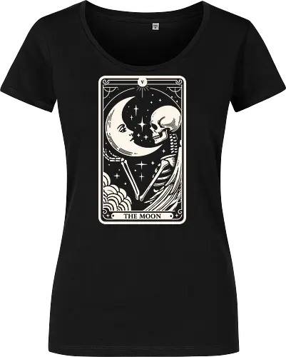 The Moon Tarot Skull
