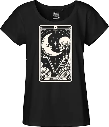 The Moon Tarot Skull