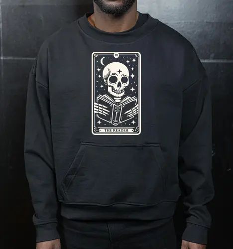 The Reader Tarot Skull