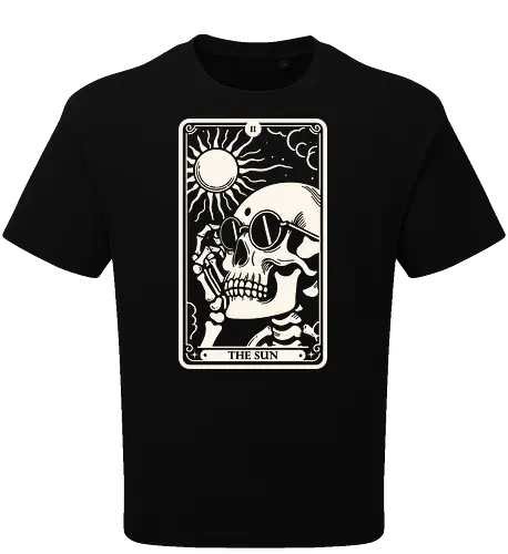 The Sun Tarot Skull