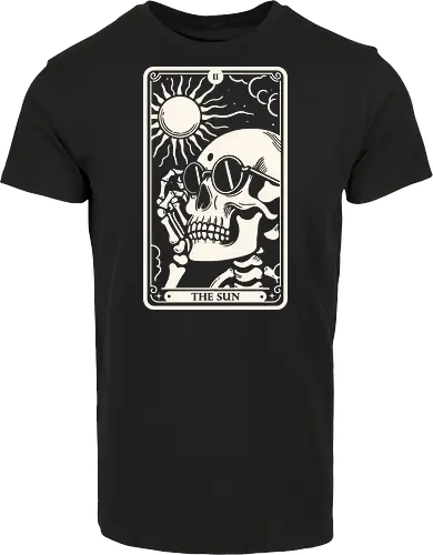 The Sun Tarot Skull