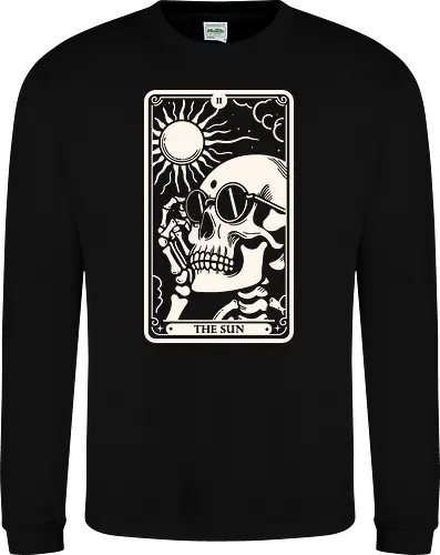 The Sun Tarot Skull