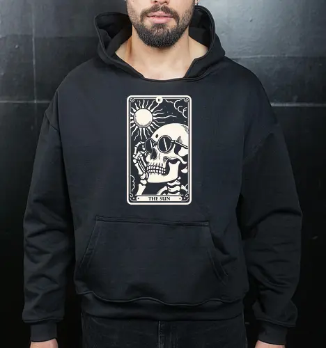 The Sun Tarot Skull