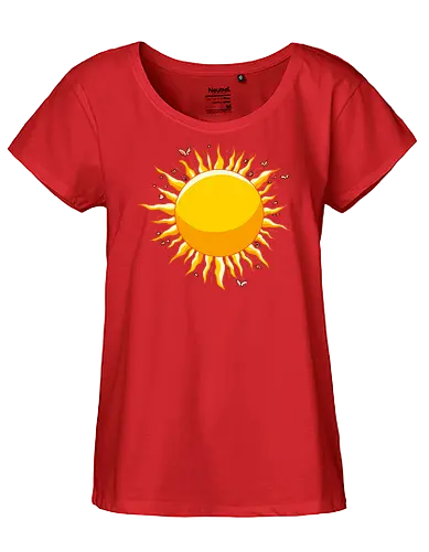 Sonnenschein - sommer, abstrakt, künst, art, sonne - Fairtrade Girl Shirt