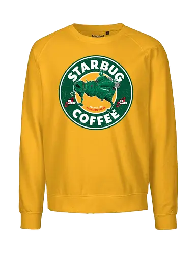 Starbug Coffee - rRed dwarf, starbug, coffee, Coffee, lister, Rimmer, cat, krypton, funny, British - Fairtrade Sweatshirt