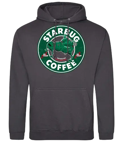 Starbug Coffee - rRed dwarf, starbug, coffee, Coffee, lister, Rimmer, cat, krypton, funny, British - Standard Hoodie