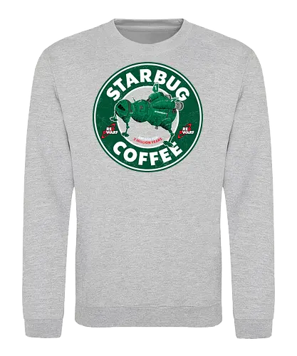 Starbug Coffee - rRed dwarf, starbug, coffee, Coffee, lister, Rimmer, cat, krypton, funny, British - Sweatshirt