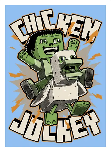 Chicken Kid Cube Game - Green