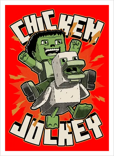 Chicken Kid Cube Game - Green