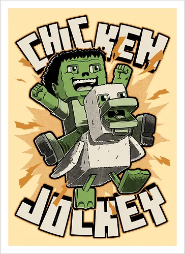 Chicken Kid Cube Game - Green