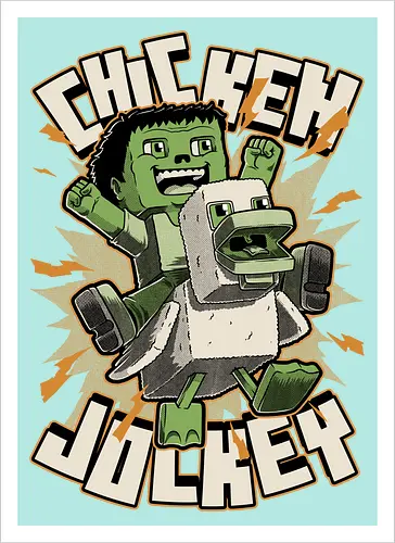 Chicken Kid Cube Game - Green