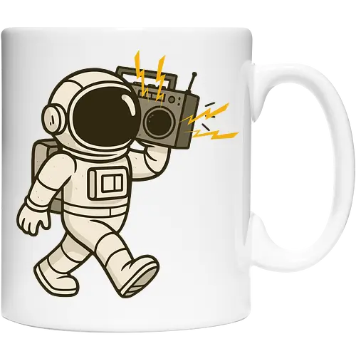 Astronaut with stereo