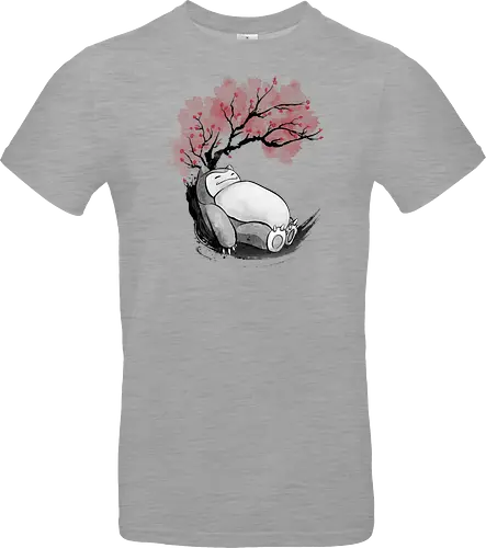 sakura sleeping sumi e