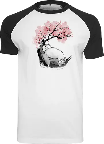 sakura sleeping sumi e