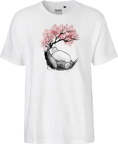 sakura sleeping sumi e