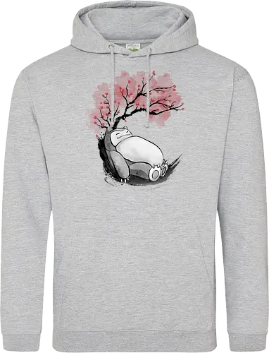 sakura sleeping sumi e