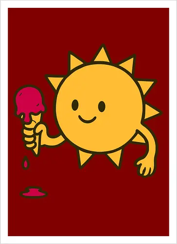 Sun and ice cream